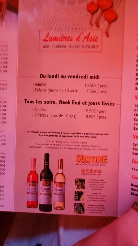 Lumière d'Asie - Menu Image 4